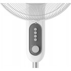 Вентилятор Philips підлоговий Series 1001, 45см, 47Вт, пульт ДК, опора кругла, білий