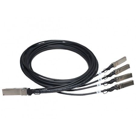 HP X242 QSFP 4x10G SFP+ 5m DAC Cable