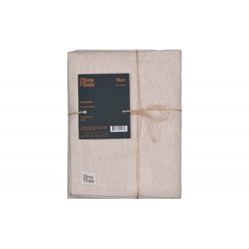 ARDESTO Скатертина Oliver, беж, 180х133см, 100% бавовна