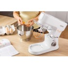 Sencor Кухонна машина 1000Вт, чаша-метал, корпус-пластик, насадок-15, білий