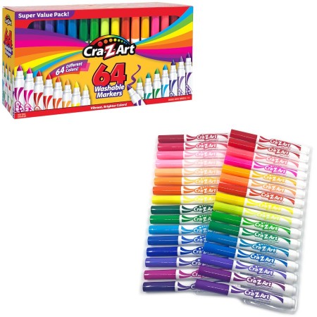 Cra-Z-Art Маркери легкозмивні 64шт
