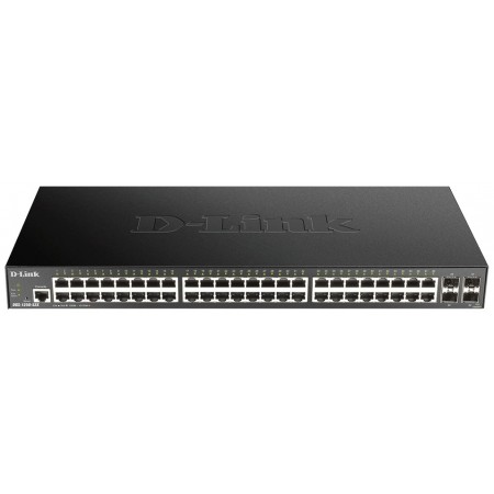 D-Link Комутатор DGS-1250-52X 48xGE, 4xSFP+, Smart