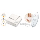 Beurer Електроковдра, 180х130см, 100Вт, 6 режими, фліс, сірий