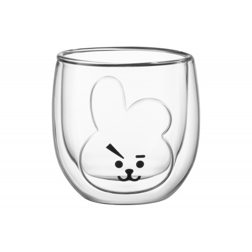 ARDESTO Набір чашок Animals з подвійними стінками, 300 мл, 2 од., боросилікатне скло