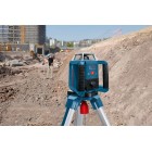 Bosch Нівелір лазерний ротаційний Professional GRL 400 H, 20м/з приймачем 400м, ±0.08мм/м, 600 об/хв, IP54, 2кг, кейс, приймач LR1, АКБ, ЗП