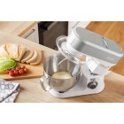 Sencor Кухонна машина 1200Вт, чаша-метал, корпус-пластик, насадок-19, білий