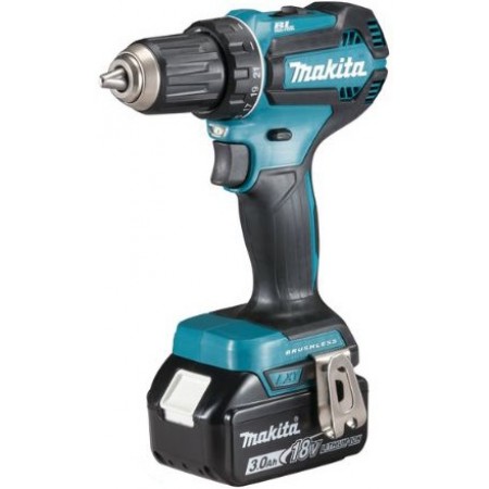 Makita Шуруповерт-дриль DDF485RFJ, акум, LXT, 18В, 3 АГ*2шт,