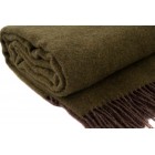 ARDESTO Плед Leonardo Doubleface, 140x200см, 100% вовна, хакі-шоколад ARDESTO Плед Leonardo Doubleface, 140x200см, 100% вовна, хакі-шоколад