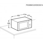 Electrolux Мікрохвильова піч 29л, електрон. керування, 900Вт, гриль, дисплей, інвертор, чорний Electrolux Мікрохвильова піч 29л, електрон. керування, 900Вт, гриль, дисплей, інвертор, чорний