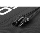 Neo Tools Портативний зарядний пристрій сонячна панель, 120Вт, регулятор напруги, USB-C та 2xUSB, 1316x762x15мм, IP64, кабель 5м, затискачі 