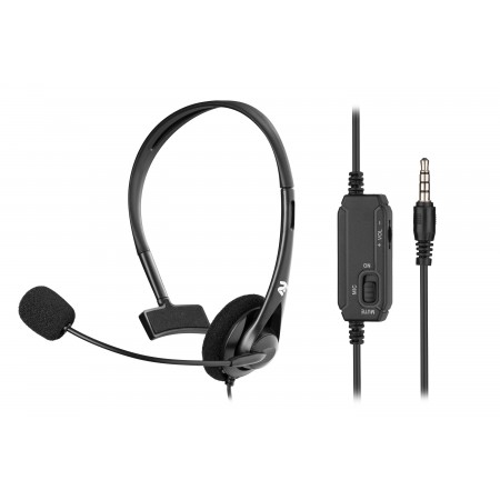 2E Гарнітура ПК моно On-ear CH11 mini-jack, omni-mic, 1.2м, 