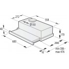 Gorenje Вбудована телескопічна витяжка TH62E4X
