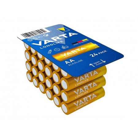 VARTA Батарейка LONGLIFE лужна AA блістер, 24 шт.