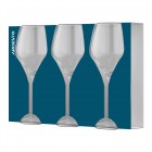 ARDESTO Набір келихів для вина Loreto 440мл, 3шт, скло, прозорий ARDESTO Набір келихів для вина Loreto 440мл, 3шт, скло, прозорий