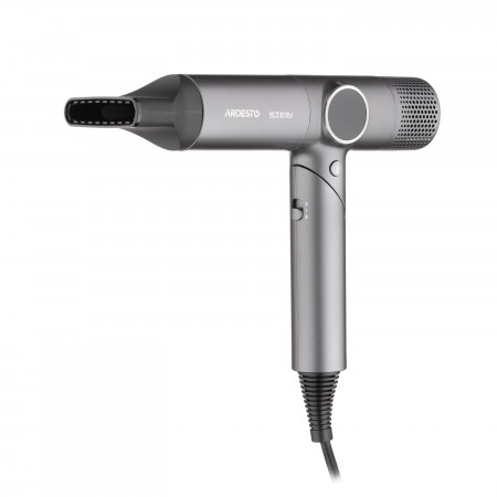 Фен Ardesto Stein, 1600Вт, 2 швидкості, 4 темп.режима, сірий