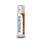 Philips Батарейка LongLife Zinc Carbon вугільно-цинкова AAA блістер, 4 шт Philips Батарейка LongLife Zinc Carbon вугільно-цинкова AAA блістер, 4 шт
