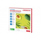 ARDESTO Ваги кухонні AVOCADO, 5кг, 2хААА в комплекті, скло, різнокольоровий ARDESTO Ваги кухонні AVOCADO, 5кг, 2хААА в комплекті, скло, різнокольоровий