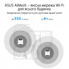 ASUS Маршрутизатор ROG Rapture GT6 2PK white AX10000 3xGE LAN 1x2.5GE WAN 1xUSB 3.2 g1 WPA3 OFDMA MESH