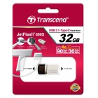 Transcend Накопичувач 32GB USB 3.1 Type-A + Type-C 890 R90/W30MB/s Transcend Накопичувач 32GB USB 3.1 Type-A + Type-C 890 R90/W30MB/s