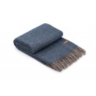 ARDESTO Плед Leonardo Doubleface, 140x200см, 100% вовна, тауп-синій ARDESTO Плед Leonardo Doubleface, 140x200см, 100% вовна, тауп-синій