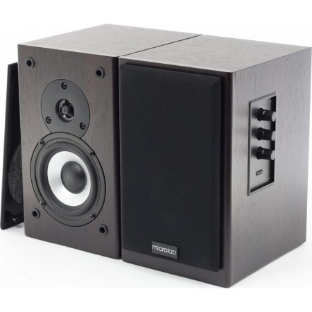 Акустична система MICROLAB B-72 2.0, 24W, mini-jack, чорний