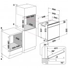 Духова шафа Whirlpool електрична, 73л, A+, дисплей, конвекція, телескопічні напрямні, чорний