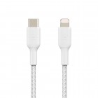 Belkin USB-С - Lightning, BRAIDED[1m, white]