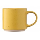 ARDESTO Чашка Alcor, 420 мл, жовта, кераміка