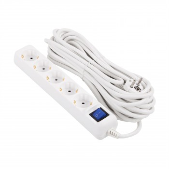 2E Подовжувач мережевий 5хТ 2E Подовжувач мережевий 5хТ