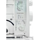 Minerva Оверлок SmartLock 350, 91Вт, 13 оп., (4, 3, 2-х ниткові шви), білий