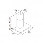 Cata Витяжка купольна, 90см, 640м3г, LEGEND 9000 XGBK, чорний Cata Витяжка купольна, 90см, 640м3г, LEGEND 9000 XGBK, чорний