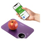 Sencor Ваги кухонні, 5кг, підключення до смартфону, AAAx2, пластик, фіолетовий