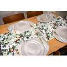 ARDESTO Ранер Happy Holidays 40х140см, 90% поліестер, 10% бавовна, зелений гостролист