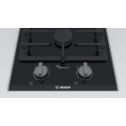Bosch Варильна поверхня газова на склі, 30см, Доміно, чавун, чорний