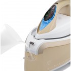 Sencor Праска-парогенератор, 2400Вт, 1500мл, паровий удар -395гр, постійна пара - 130гр, Anti-calc, керам. підошва, біло-золотий