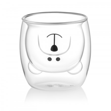 ARDESTO Набір чашок з подвійними стінками Animals, 250мл, 2ш