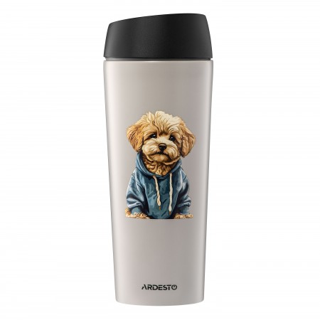 ARDESTO Термокухоль Coffee Time Maltipoo 450мл, нержавіюча с