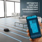 Rowenta Робот-пилосос миючий X-Plorer Serie 65, 2300ПаВт, h=7.8см, 0.3л, конт пил -0.4л, автон. робота до 168хв, чорний