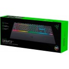 Razer Клавіатура механічна Ornata V3 104key, Mecha-Membrane Switch, USB-A, EN/UK, RGB, чорний