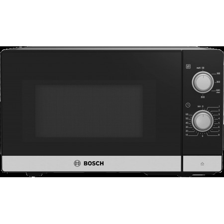 Bosch Мікрохвильова піч, 20л, мех. управл., 800Вт, чорний