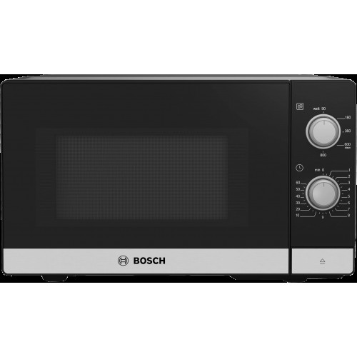 Bosch Мікрохвильова піч, 20л, мех. управл., 800Вт, чорний Bosch Мікрохвильова піч, 20л, мех. управл., 800Вт, чорний