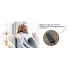 Beurer Електрогрілка для ніг, 32х26х26см, 15Вт, 2 режими, плюш, біло-коричневий