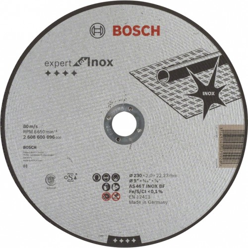 Bosch Диск відрізний Expert for Inox, 230х22.23мм Bosch Диск відрізний Expert for Inox, 230х22.23мм