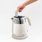 Delonghi Електрочайник Luminosa, 1.6л, Strix, метал, кремовий Delonghi Електрочайник Luminosa, 1.6л, Strix, метал, кремовий