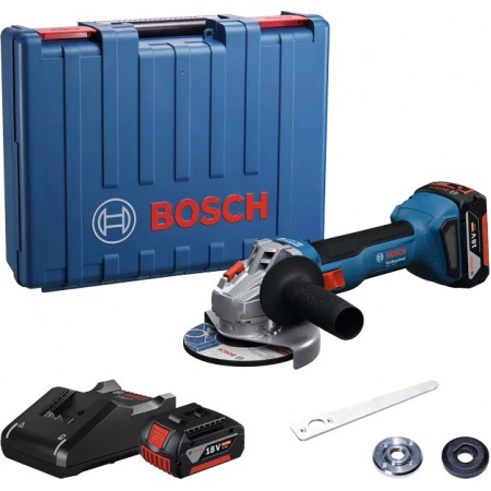 Шліфмашина кутова акумуляторна Bosch GWS 18V-8 125мм 18В 2x4