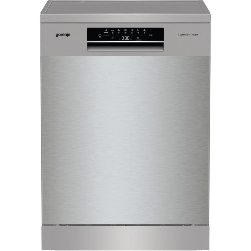 Посудомийна машина Gorenje, 16компл., A+++, 60см, дисплей, 3 кошика, AquaStop, сірий