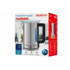 ARDESTO Електрочайник EKL-FD700SS 1.7л/2200Вт/strix контроль/нерж. сталь/підтримка температури/сріблястий