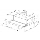 Faber Витяжка телескопічна, 60см, 701м3г, Flexa Ng Hip Am A60, нерж Faber Витяжка телескопічна, 60см, 701м3г, Flexa Ng Hip Am A60, нерж