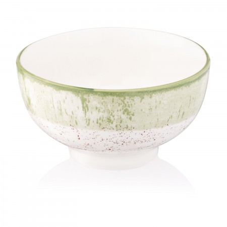 ARDESTO Салатник Siena, 11.5см, порцеляна, біло-зелений
