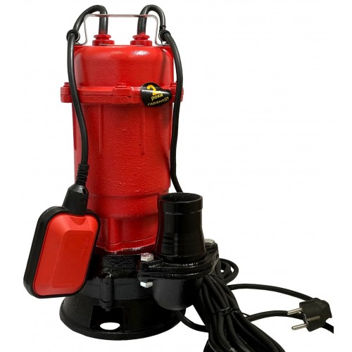 Optima Насос фекальний WQD 8-12, 8000 л/год, вис. 12м, глиб. 5м, кабель 12м, 0.9кВт, 230В Optima Насос фекальний WQD 8-12, 8000 л/год, вис. 12м, глиб. 5м, кабель 12м, 0.9кВт, 230В